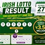 irish lottery for saturday
